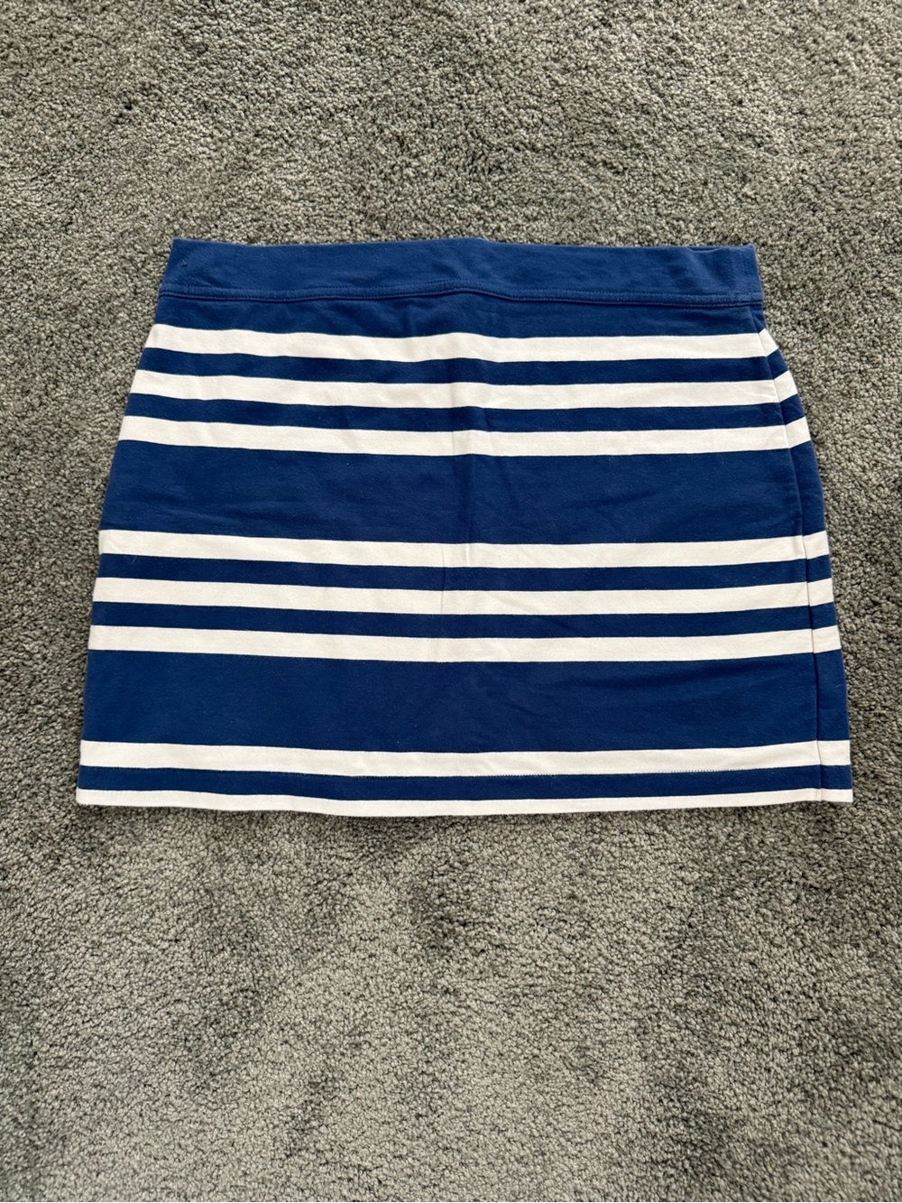 Abercrombie & Fitch Blue and White Striped Women’s Mini Skirt